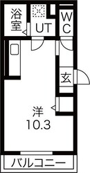 AMNOS今池A棟の物件間取画像